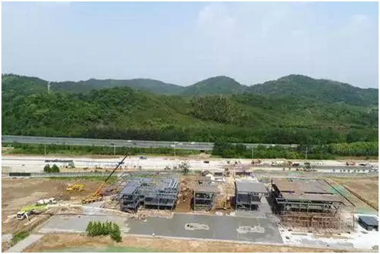 德清田園博覽園鋼結構防火涂料工程(圖1)